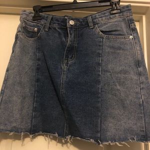 Boutique denim skirt